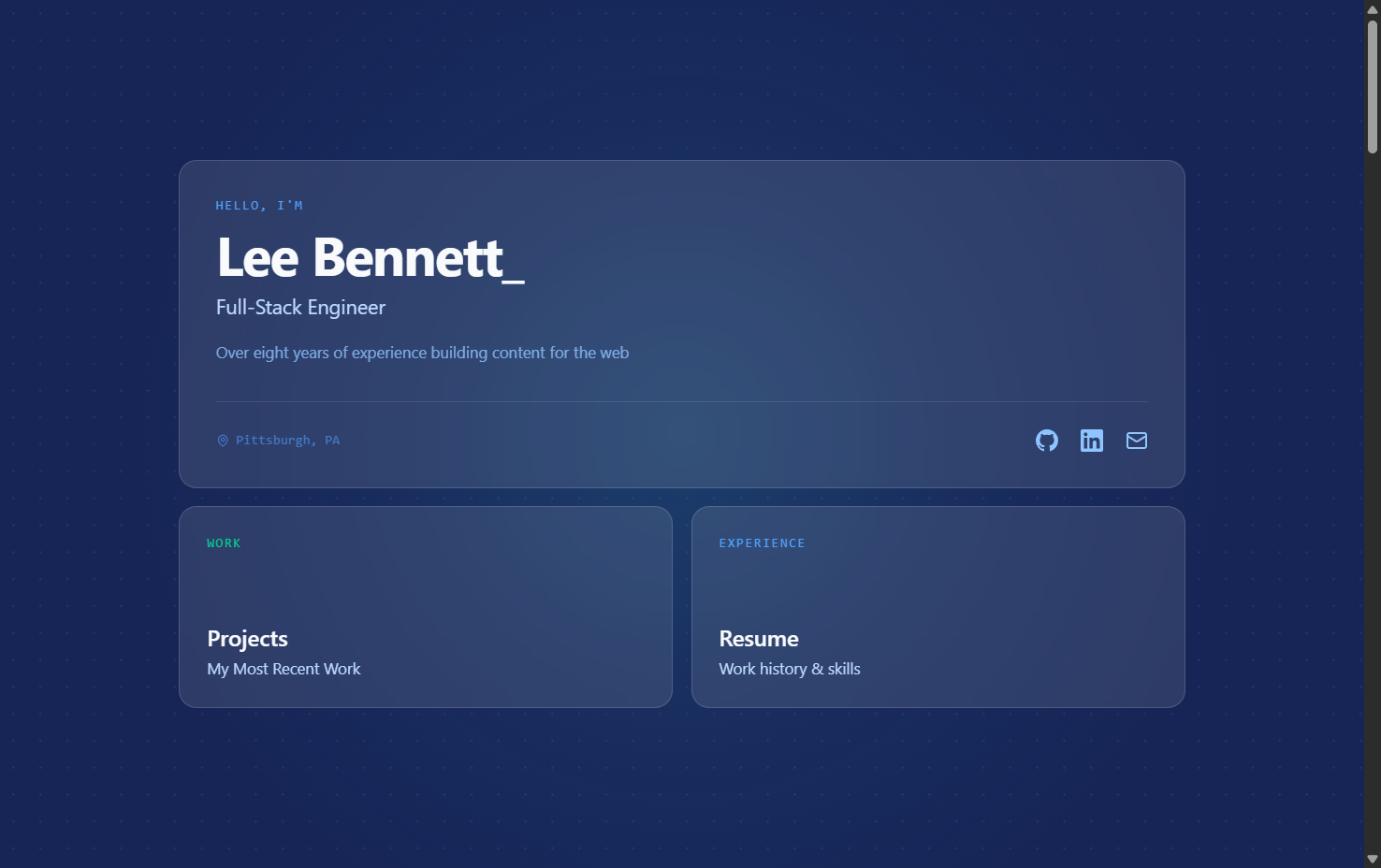 LDBennett Portfolio preview