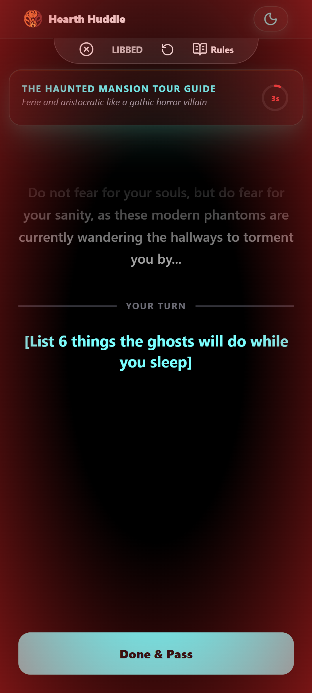 Panic Prompt - Nearing End of Time