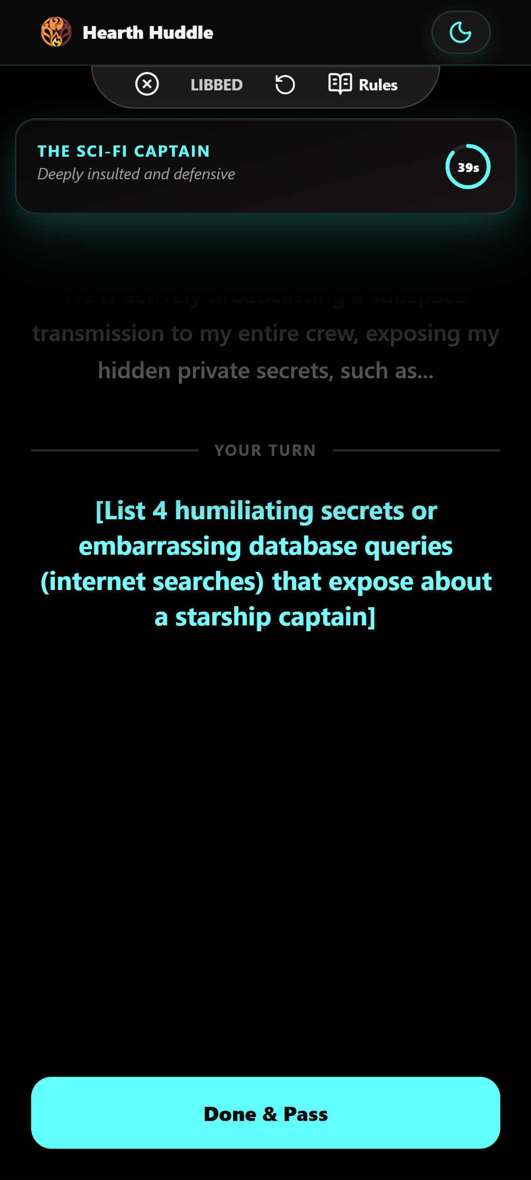Panic Prompt