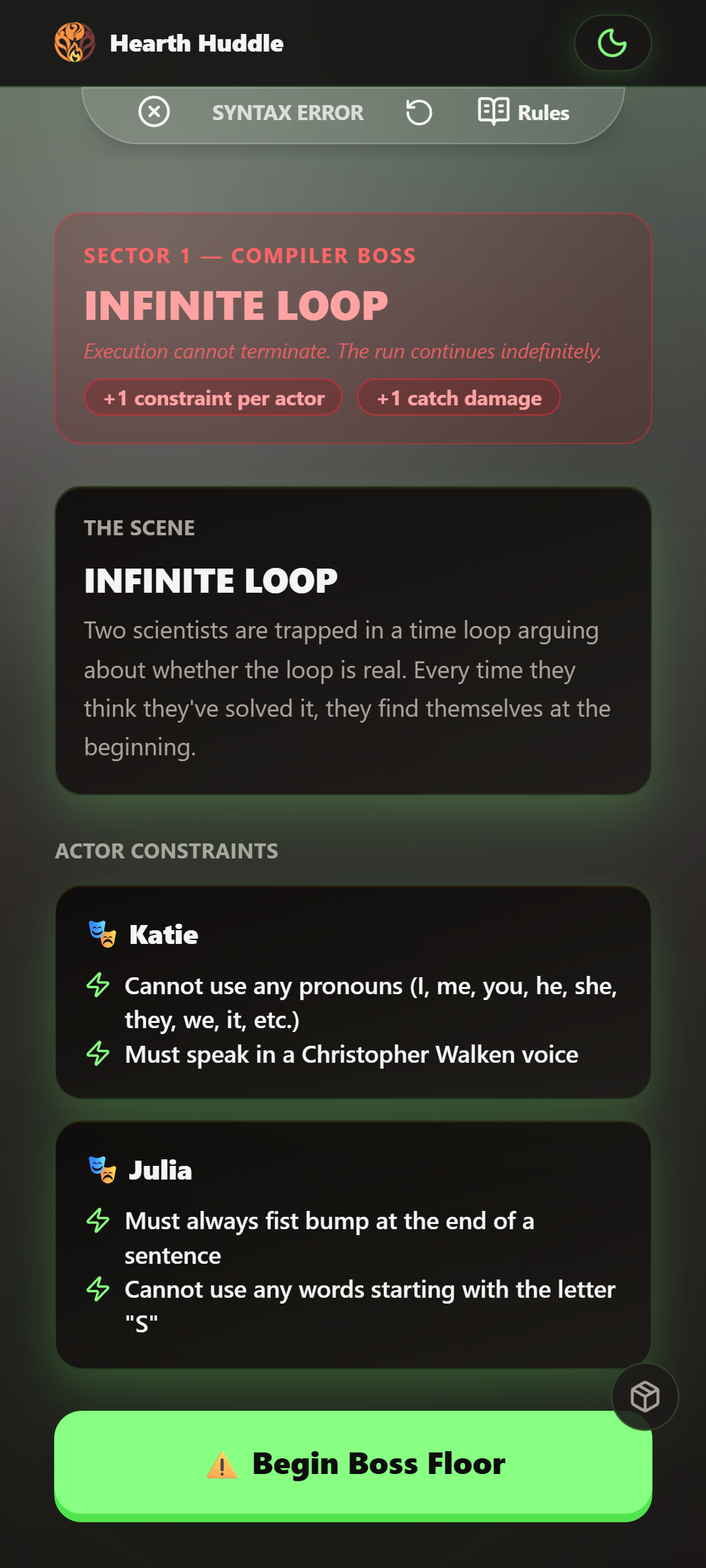 Boss Floor Introduction