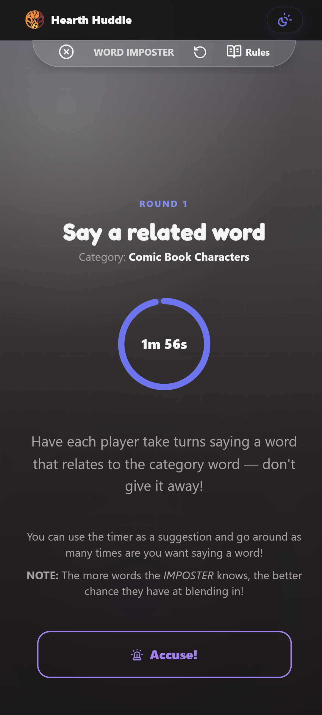 Discussion Screen