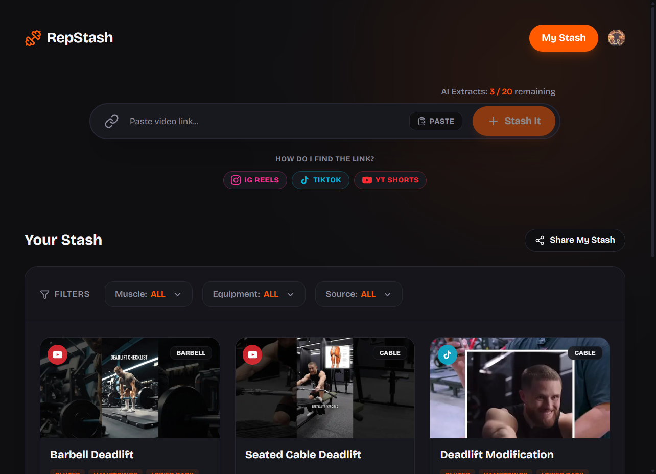 Main Dashboard