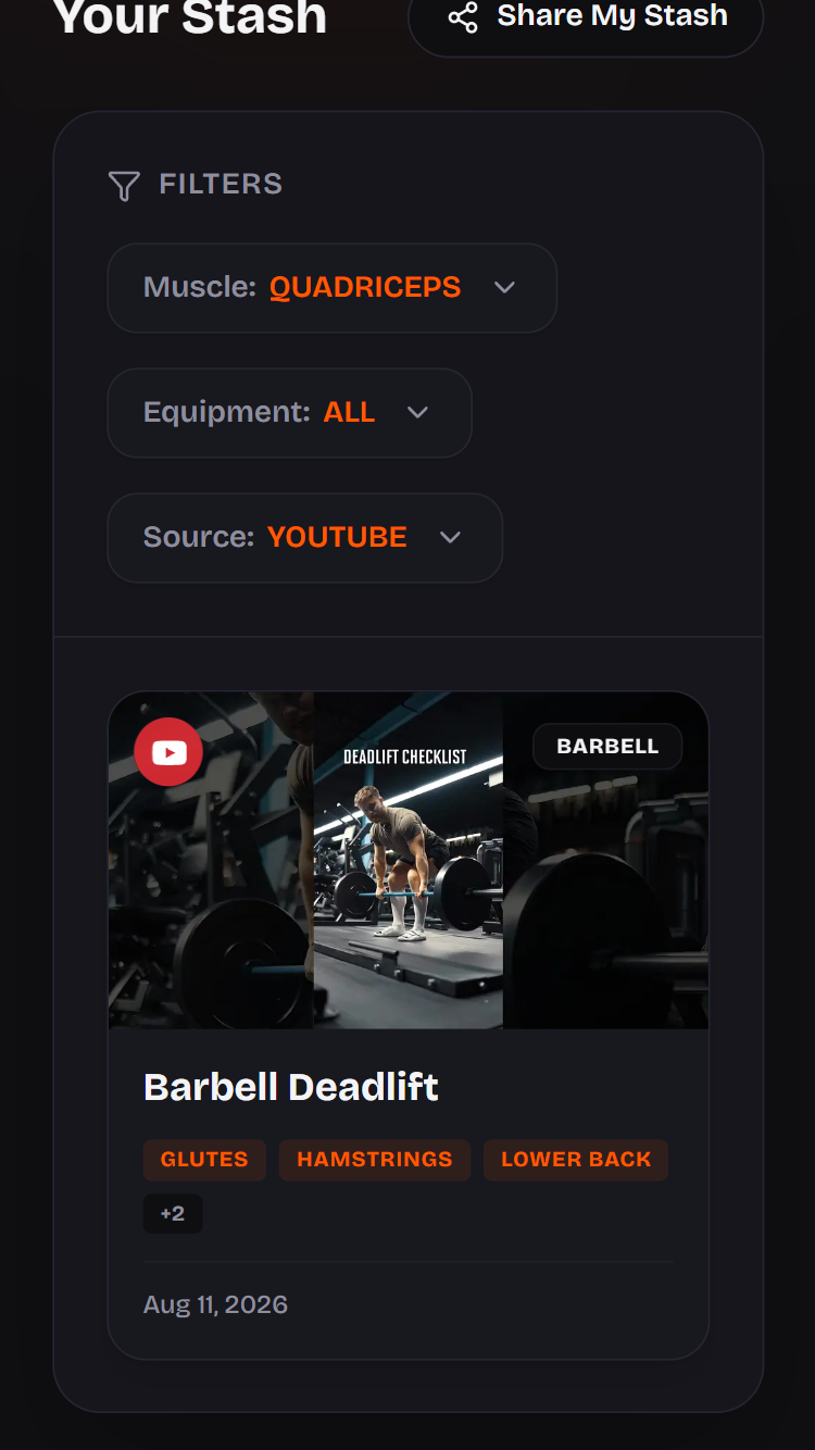 Main Dashboard with Filters