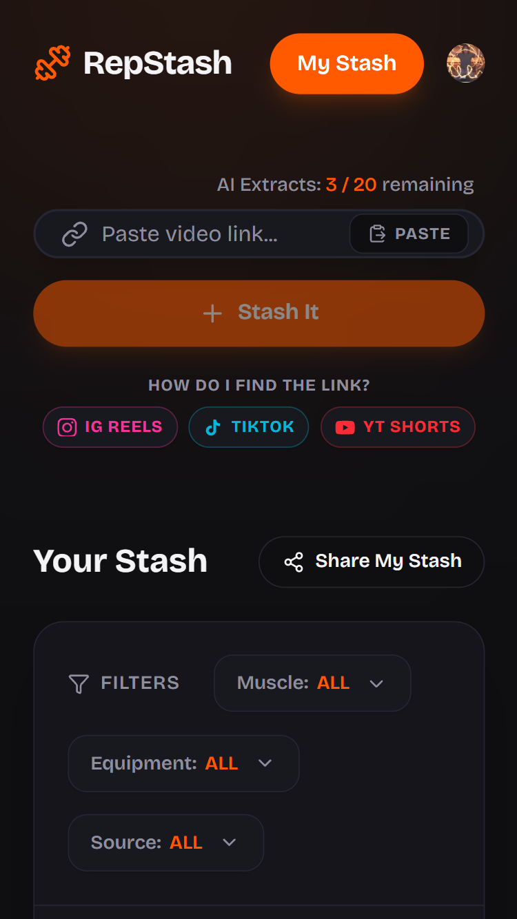 Main Dashboard