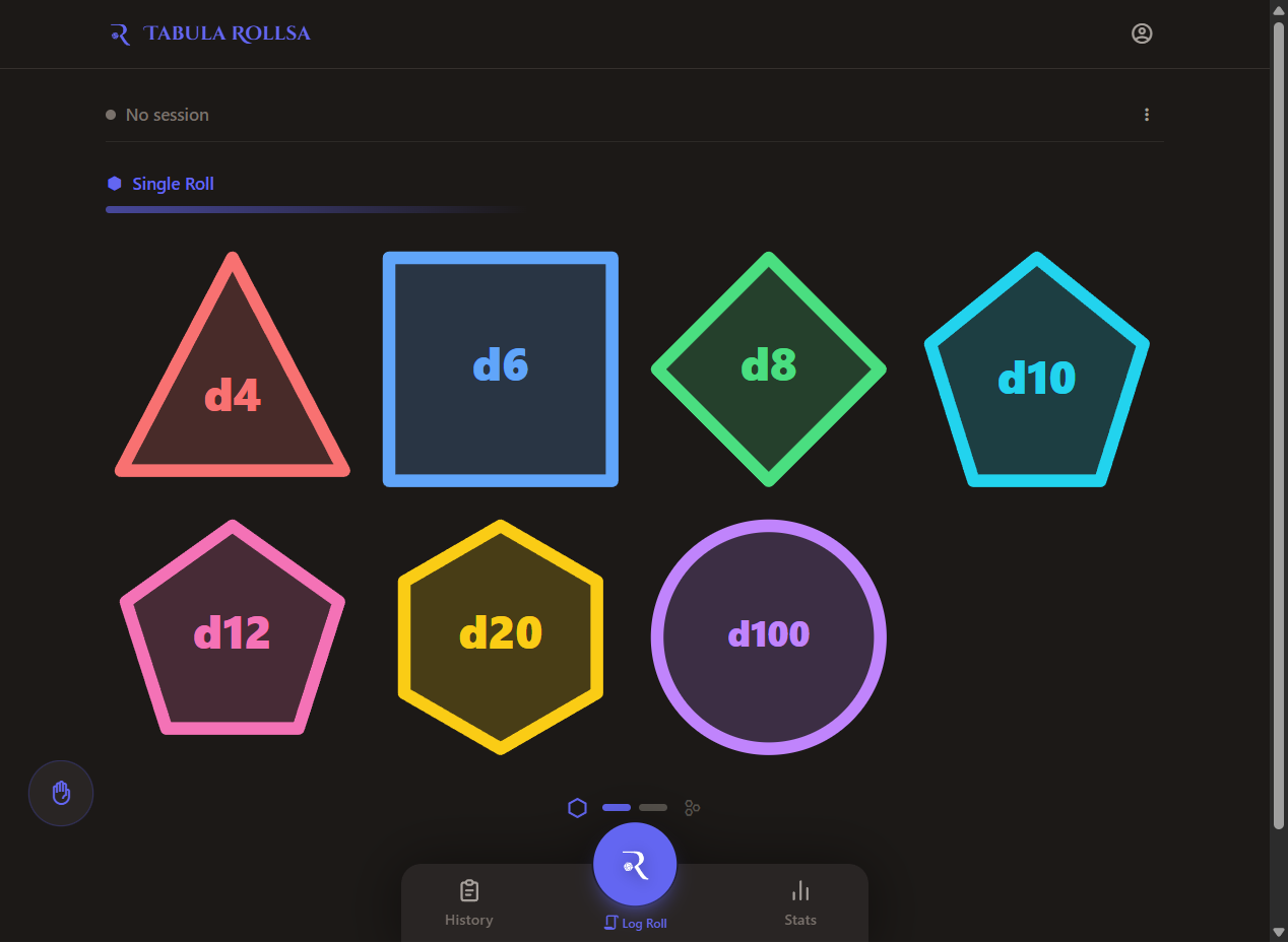 Roll Page - Wizard Theme