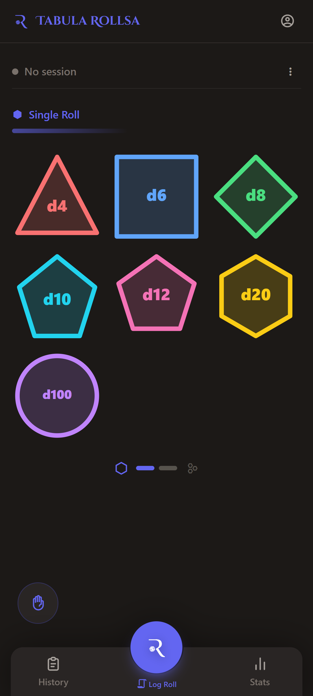 Roll Page - Wizard Theme