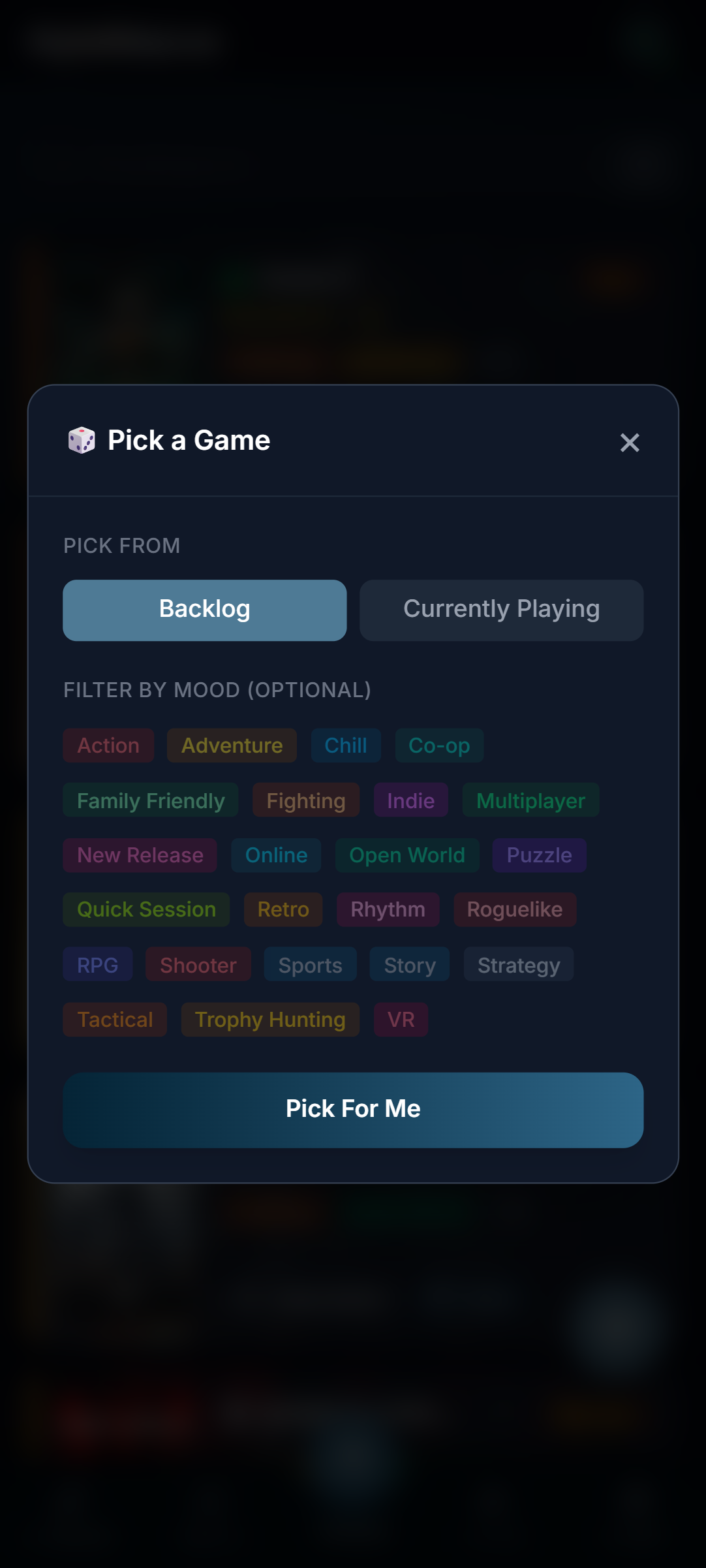 Random Game Picker